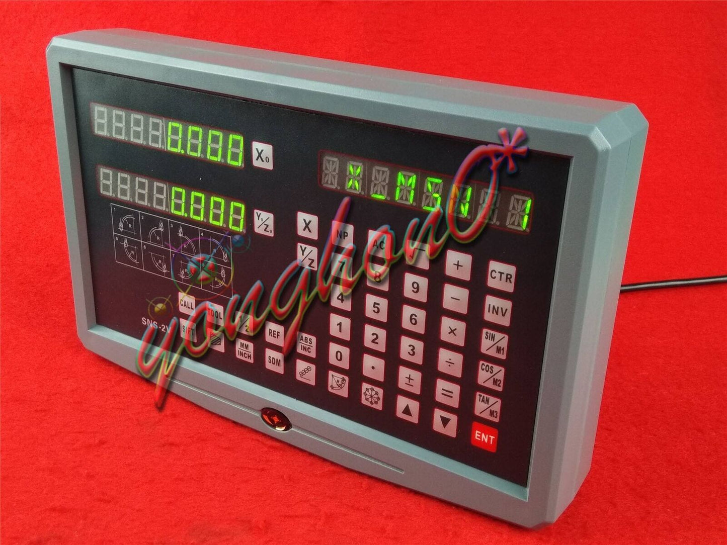 new SNS-2V 2 Axis DRO Digital Display Readout For Milling Lathe Machine - SNC