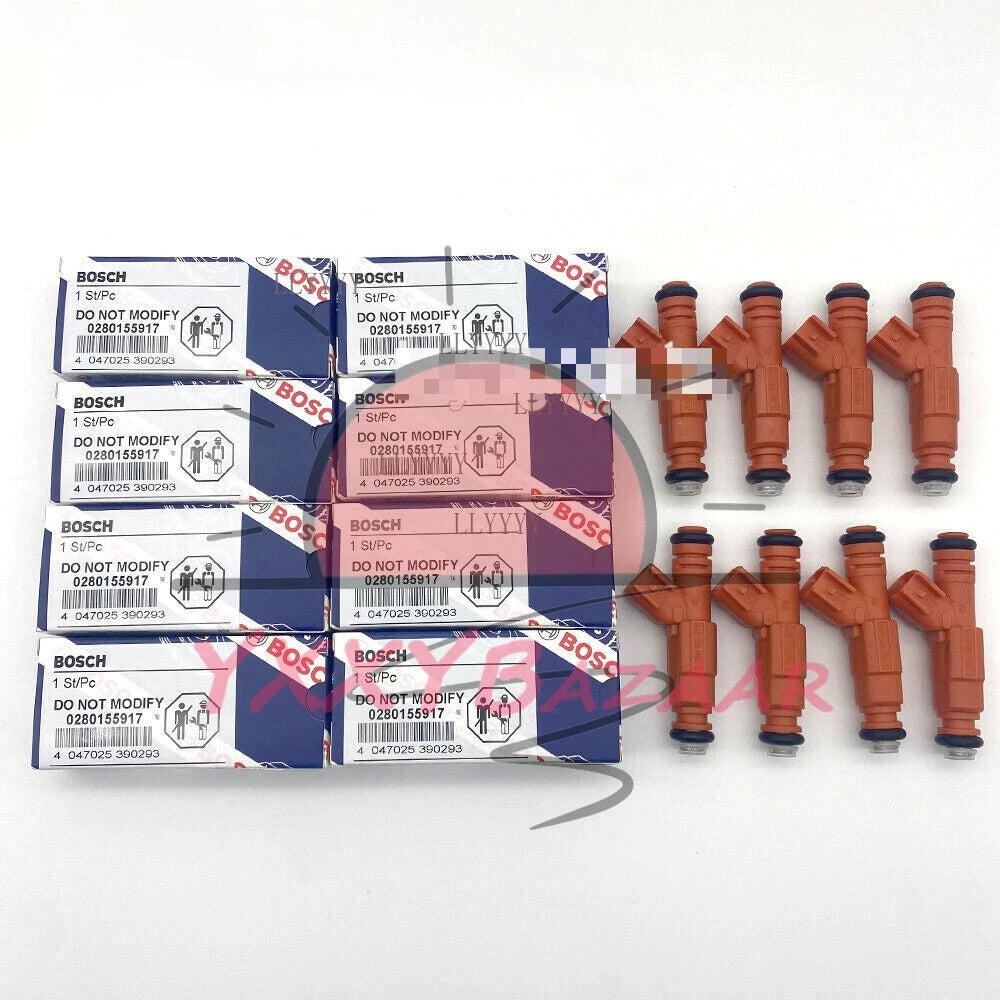 8X Upgraded Fuel Injectors OEM 0280155917 For Ford F150 F250 4.6L 5.4L 2000-2004