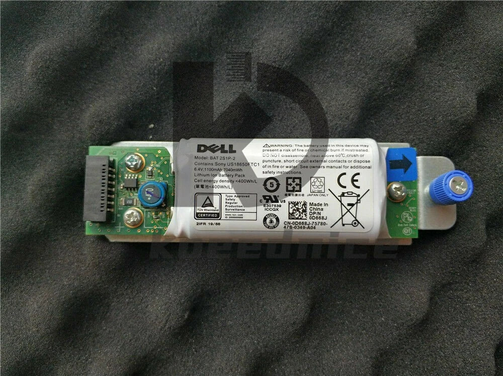 D668J Battery Dell Raid Controller BAT 2S1P MD 3200i 3220i