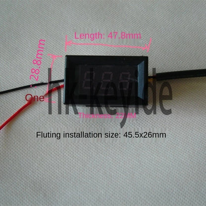 1PCS pneumatic shock digital pressure gauge Pressure gauge Small panel mounting