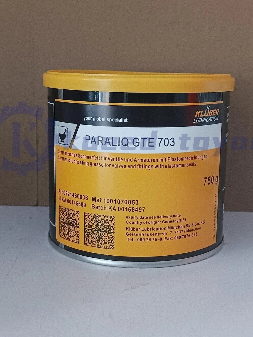 1PCS KLUBER Lubrication PARALIQ GTE 703 Grease 750g (26.5 OZ) Free shipping~