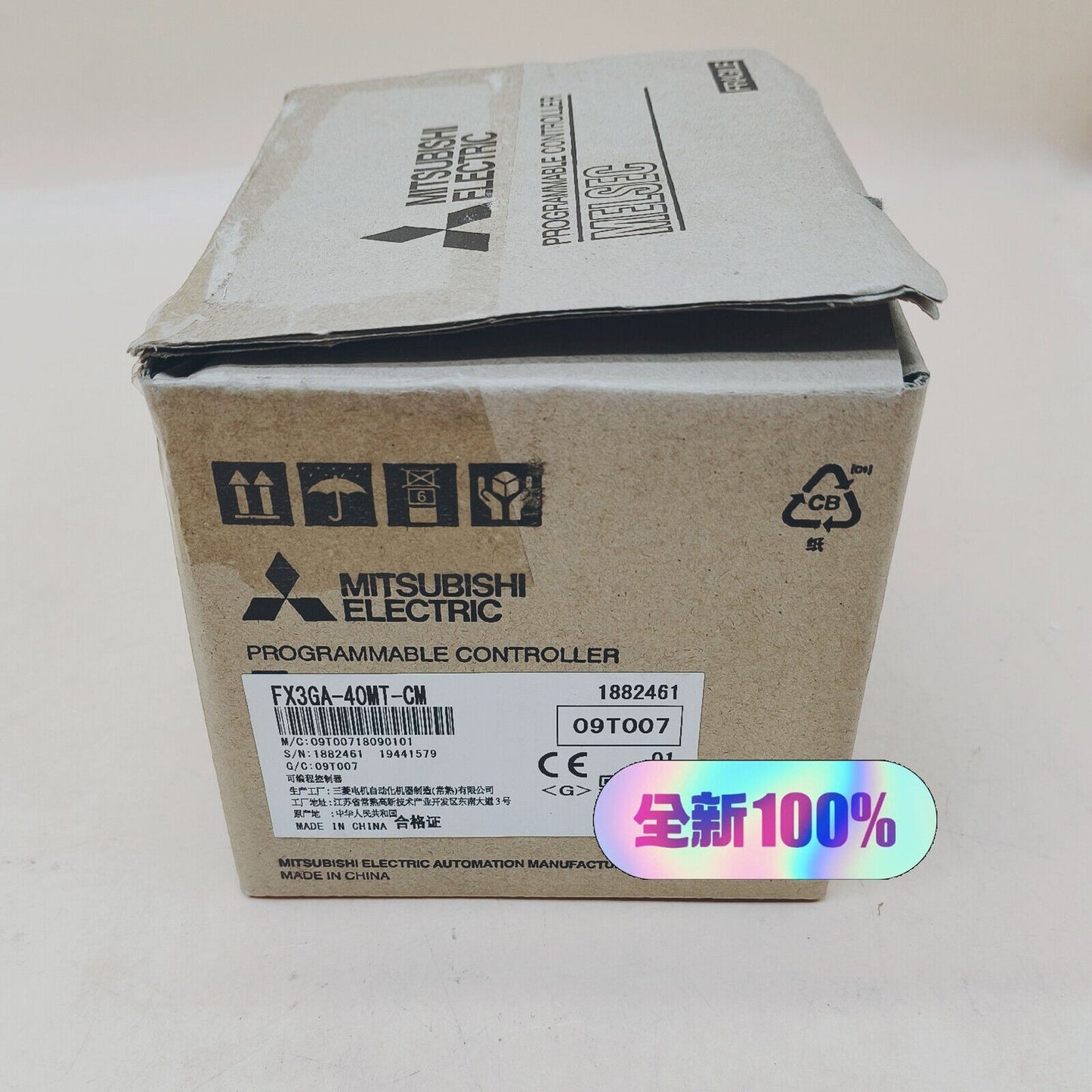 new 1PC  Mitsubishi IN BOX PLC MODULE FX3GA-40MT-CM ONE year Mitsubishi