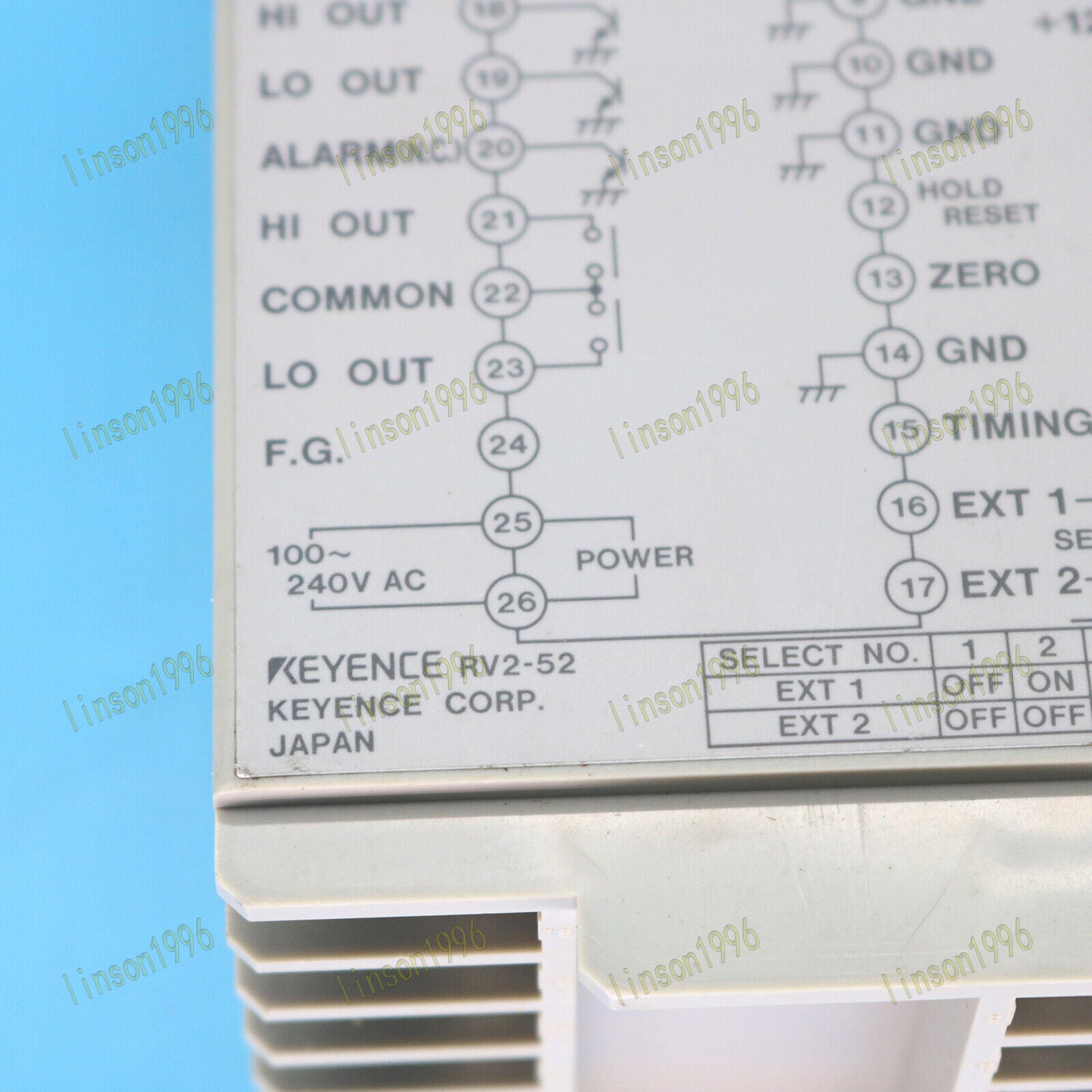 used  RV2-52 Keyence Multifunction digital controller Tested In Good koeed