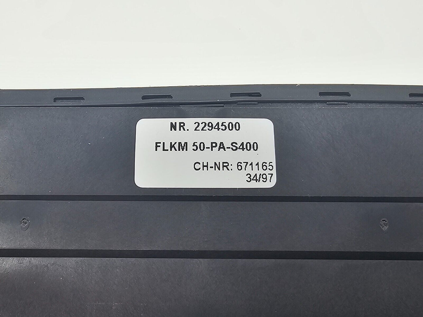 used Phoenix Contact FLKM 50-PA-S400 2294500 Front Adapter - PHOENIX CONTACT