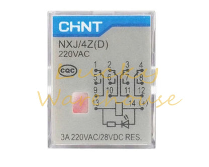 20PCS/1Box Chint NXJ Series NXJ/4Z(D) NXJ-4Z1 Relays