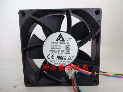 new 1pcs Delta FFB0812XH 8025 12V 2A 8CM fan