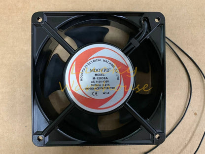 1pcs MDOVPD M-12038A W1-S 110/120V 0.21A 2-wire high temperature cooling fan