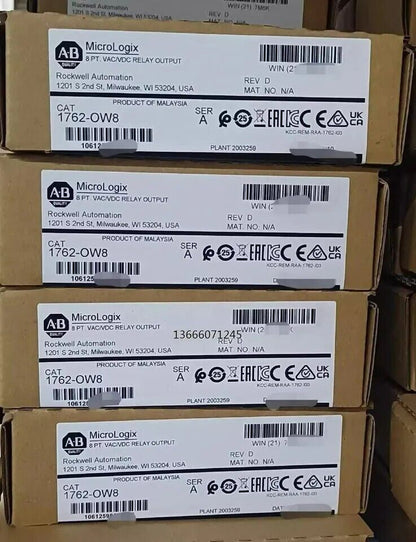 NEW Factory Sealed AB 1762-OW8 MicroLogix 8 Point Relay Output Module - MICROLOGIX