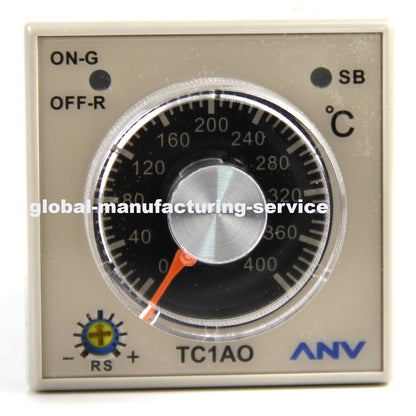 Temperature Controller 0-400℃, 100-240VAC - ANV