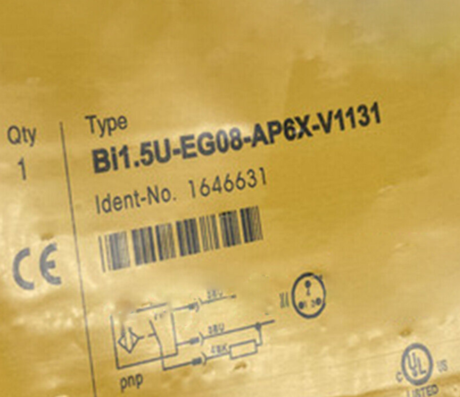 TURCK Bi Proximity Sensor | Bi1.5U-EG08-AP6X-V1131 - TURCK