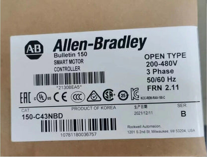 BRAND NEW 150-C43NBD Allen-Bradley SMC-3 Smart Motor Controller 150C43NBD - ALLEN-BRADLEY