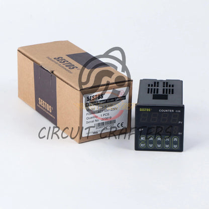 1PCS SESTOS C2S-R-220 AC100-240V Four-digit preset value counter