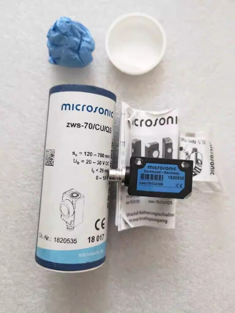 new 1pcs microsonic Ultrasonic Sensor ZWS-70/CU/QS - MICROSONIC