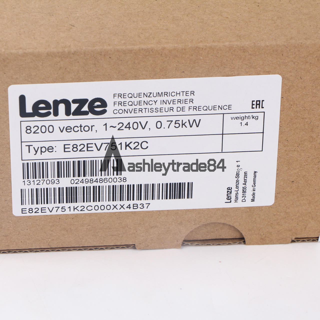 new  Lenze E82EV751K2C E82EV751_2C Inverter