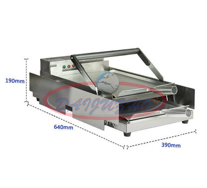 new one Commercial Hamburger Baking Machine Hamburg Double Layer Batch Bun Toaster - BAKER'S JOY