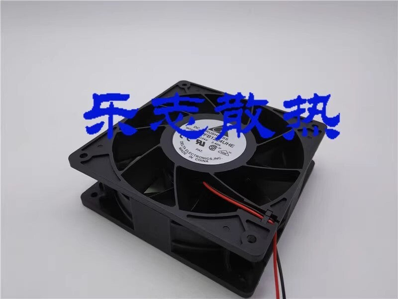 Delta PFB1224UHE 12038 24V 2.40A 12CM 2-Wire Large Airflow Inverter Cooling Fan