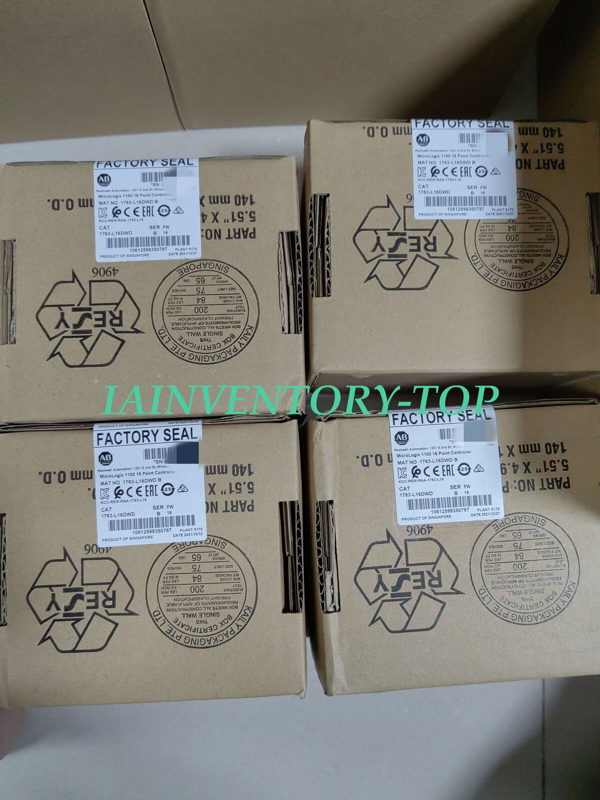 Allen-Bradley 1100 16 Point Controller Model 1763-L16DWD - ALLEN-BRADLEY