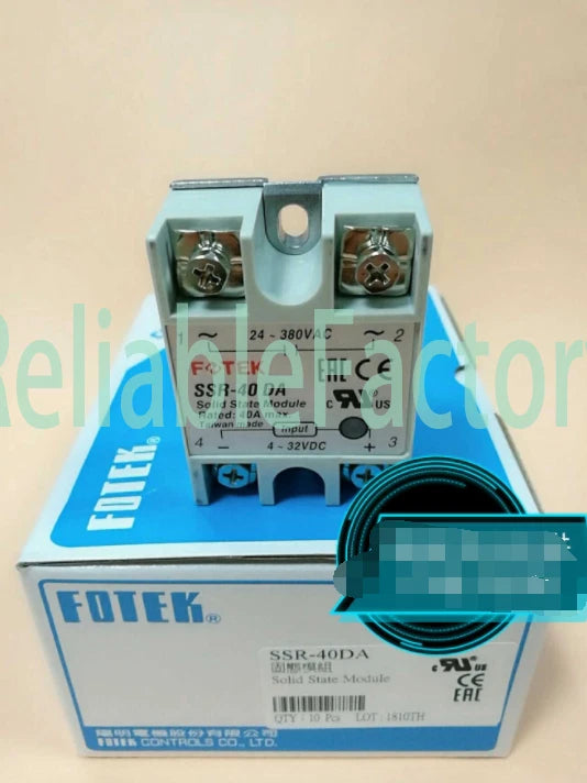 1PC Fotek SSR-40DA SSR40DA Relay 40A In Box -