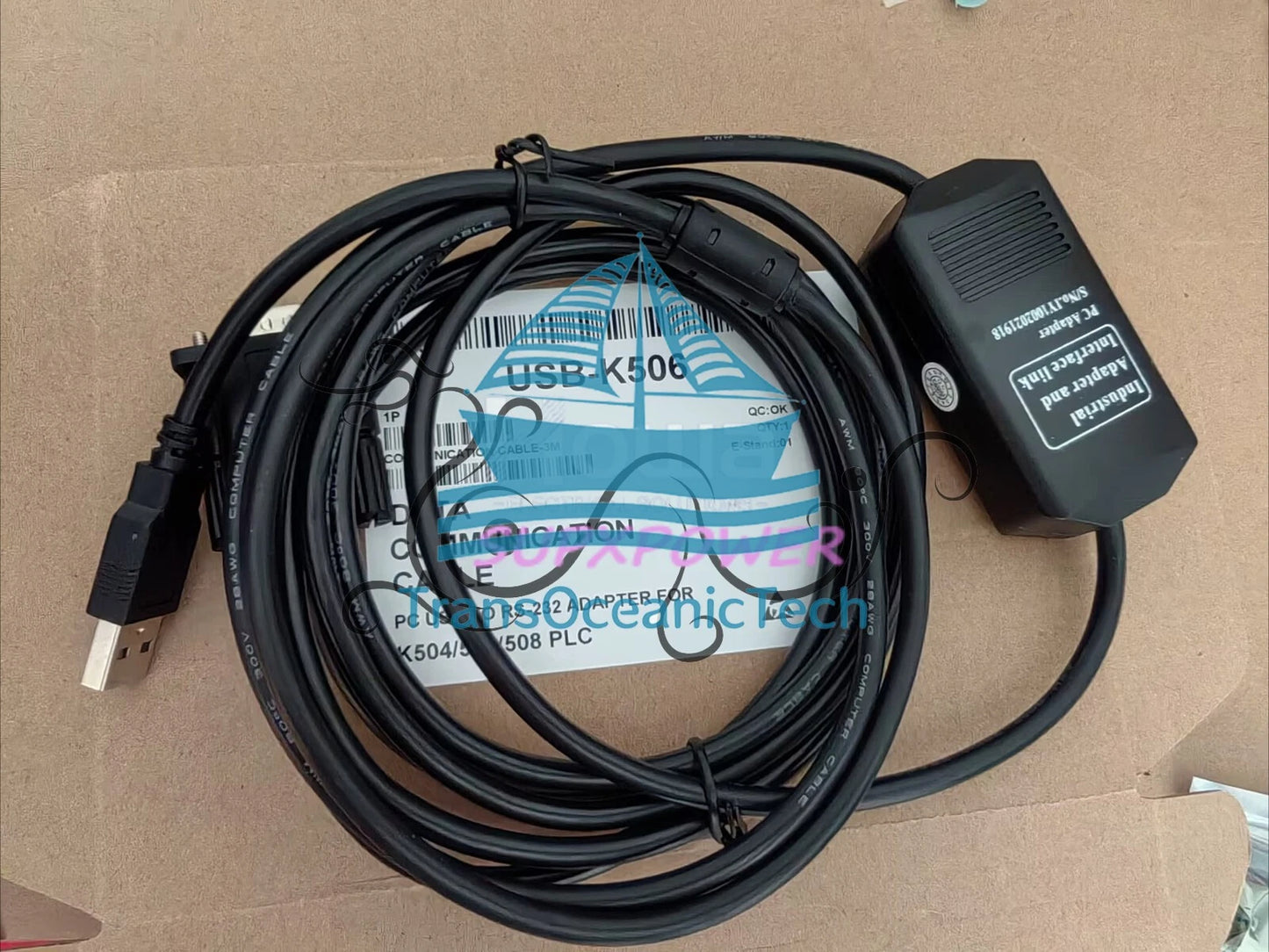 1PC FOR K304 K306 K308 K504 K506 K508 PLC USB-K506 Programming Cable~