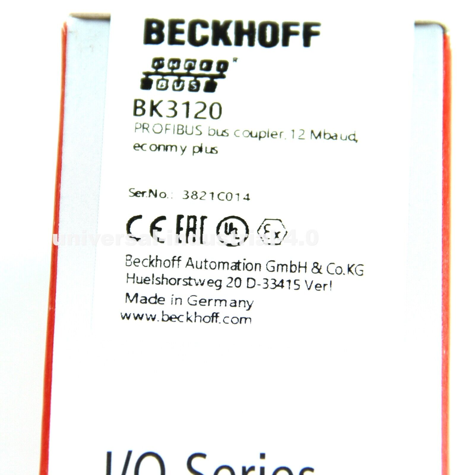 Beckhoff BK3120 Profibus Coupler BK 3120 Beckhoff