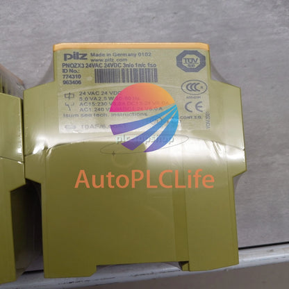 1PCS PILZ 774310 PNOZ X3 24VAC/VDC 3n/o 1n/c 1so Fast Ship PLC