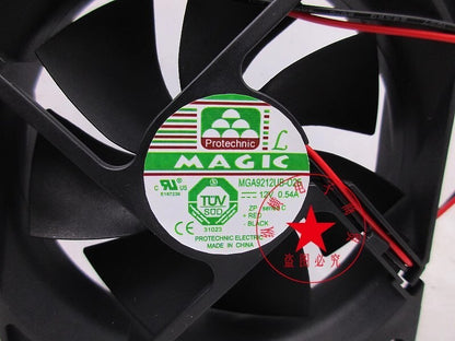 MAGIC MGA9212UB-O25 9025 DC12V 0.54A 9CM 2-Wire Cooling Fan