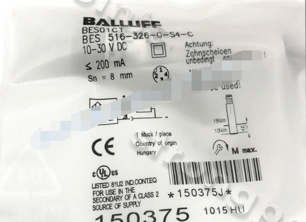 1PC  BALLUFF BES 516-326-G-S4-C Proximity switch