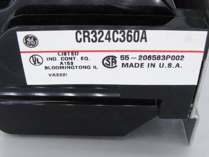 CR324C360A Relay - GE