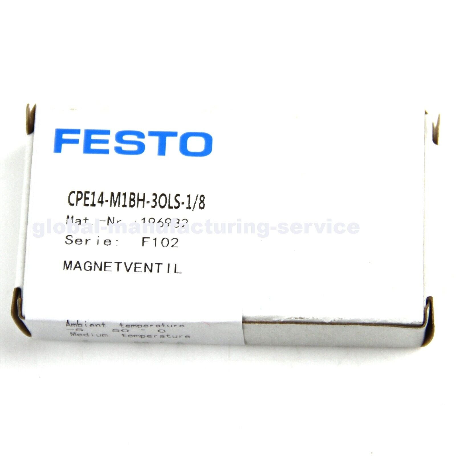 FESTO Pneumatic Solenoid Valve Model CPE14-M1BH-3OLS-1/8 - FESTO
