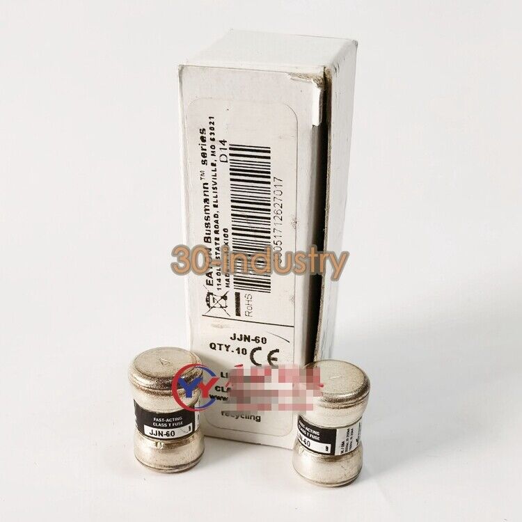 10pcs Fast Acting Class T Fuse JJN-35 JJN-40 JJN-45 JJN-50 JJN-60 300VAC - JJN