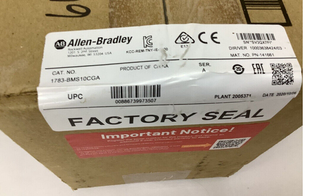 Allen Bradley 1783-BMS10CGA Switch - ALLEN BRADLEY
