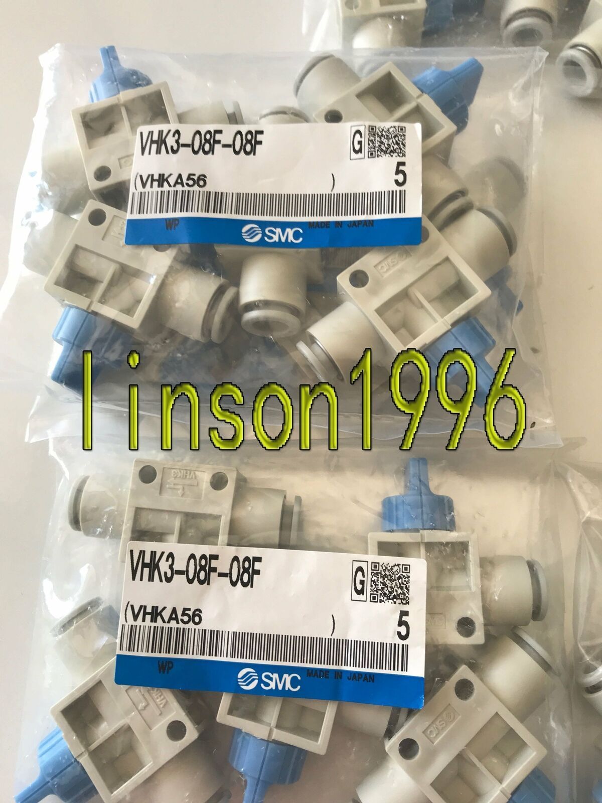SMC VHK3-08F-08F Valve Connector - SMC