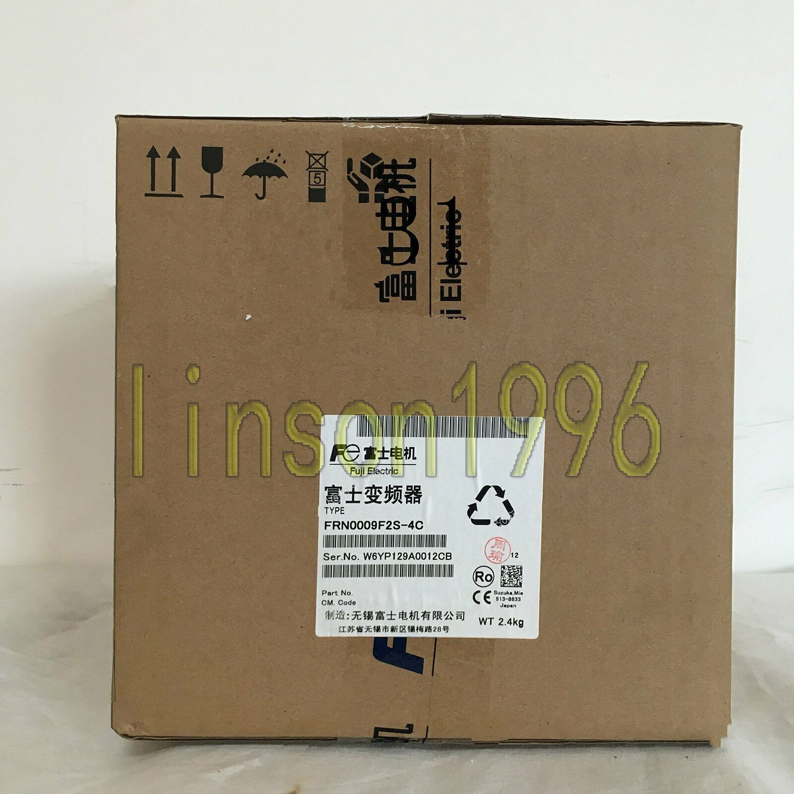 One FUJI Inverter FRN0009F2S 4C 3.7KW/9.4A - FUJI ELECTRONICS
