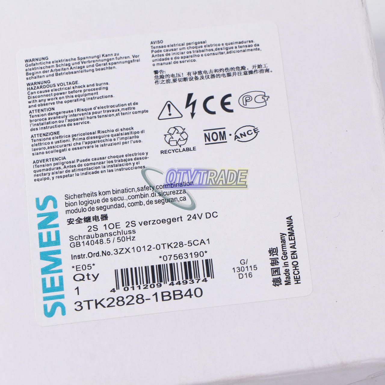 new 1PCS Siemens safety relay 3TK2828-1BB40