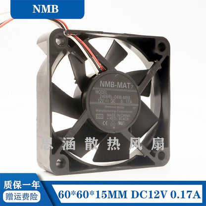 NMB 2406RL-04W-M59 6CM 6015 12V 0.17A Projector Cooling Fan