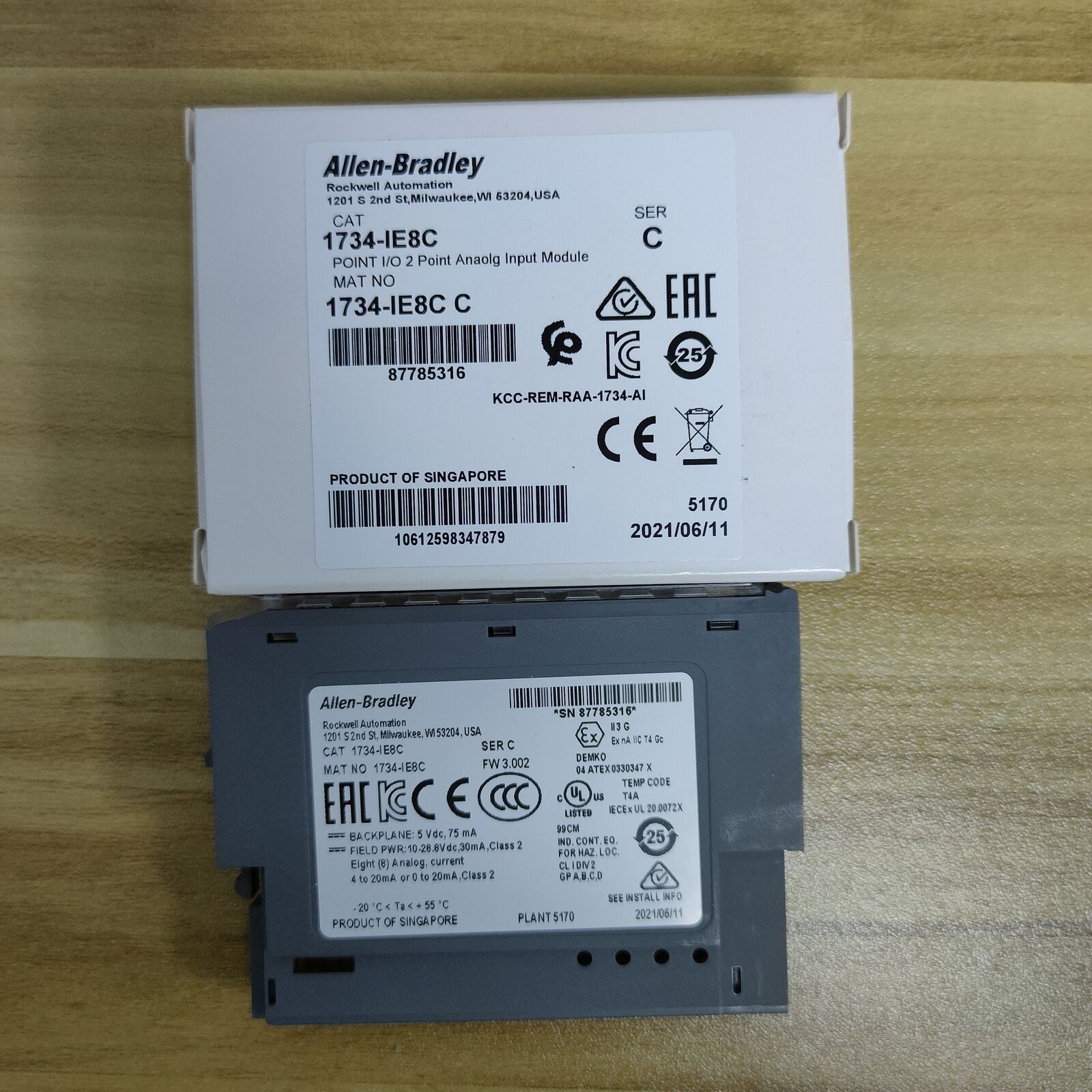 New Factory Sealed AB 1734-IE8C POINT 8 Point Analog Input Module 1734IE8C - KOEED