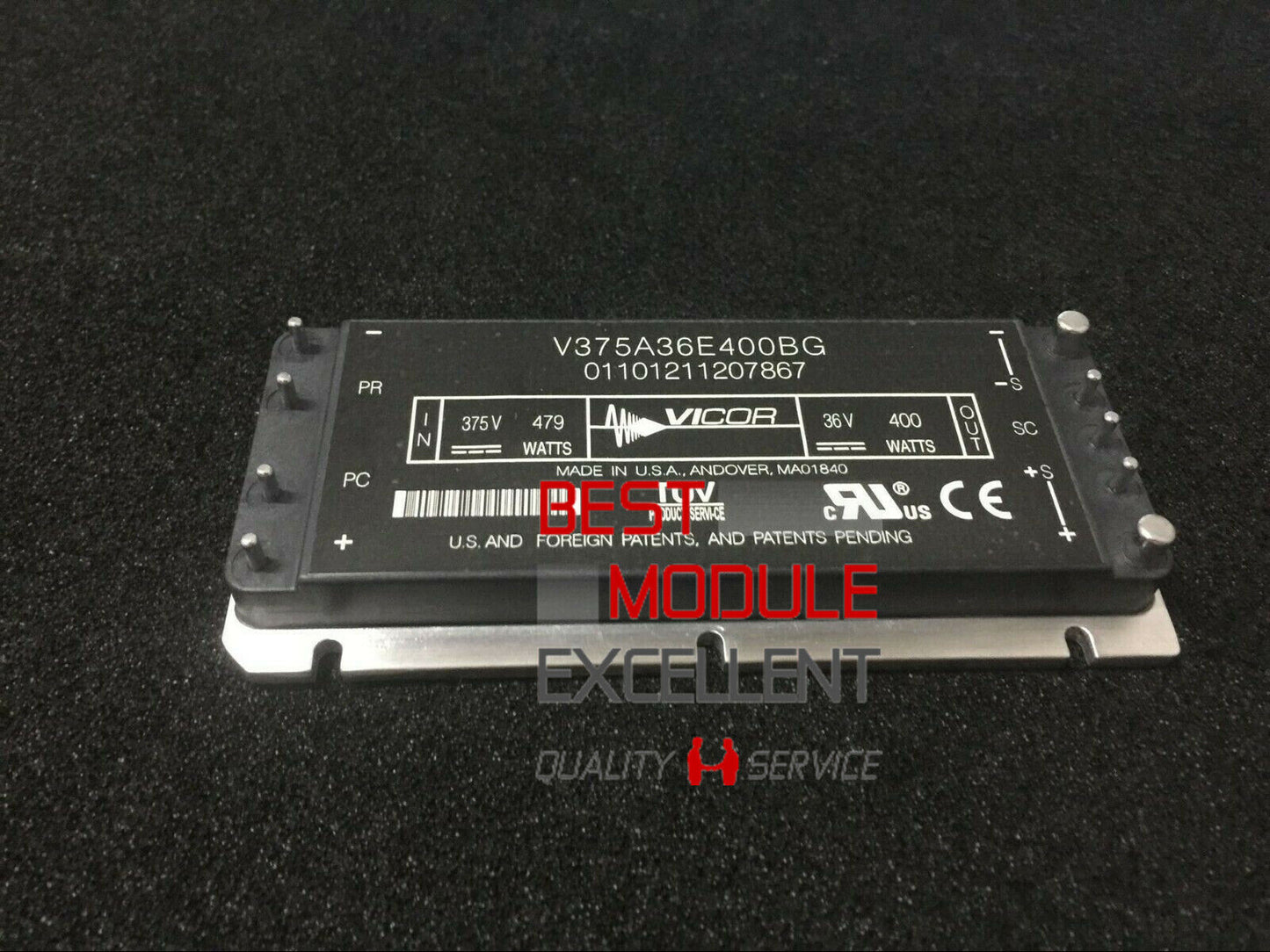 new 1PCS VICOR V375A36E400BG power supply module Quality Assurance - VICOR
