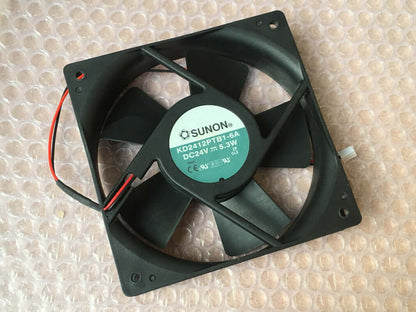 new 1pcs SUNON KD2412PTS1-6A 12025 24V 5.3W 12cm inverter fan