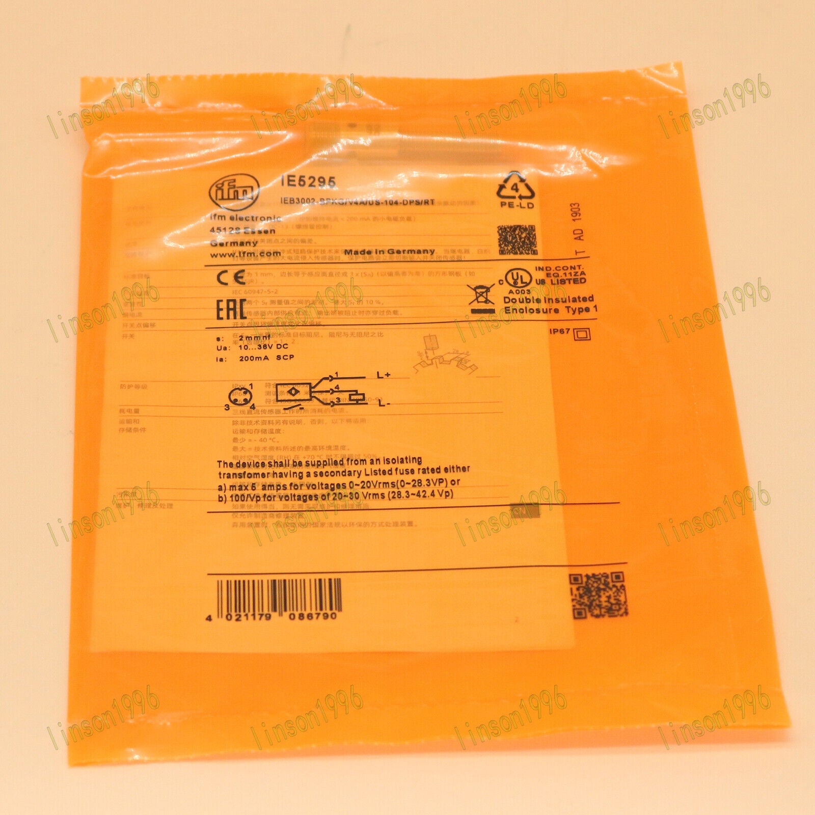 IFM IE5295 Proximity Switch - IFM