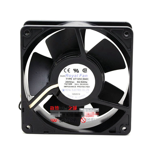 1pcs  Royal Fan UT125C[B40] 12038 200V 15/14W all metal heat resistant fan