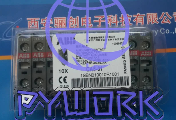 10Pcs/1BOX ABB CA5-01 1SBN010010R1001 AUXILIARY CONTACTS 1NC ~