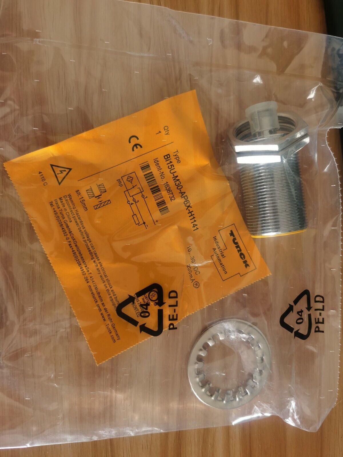 Turck BI15U-M30-AP6X-H1141 Proximity Sensor - TURCK