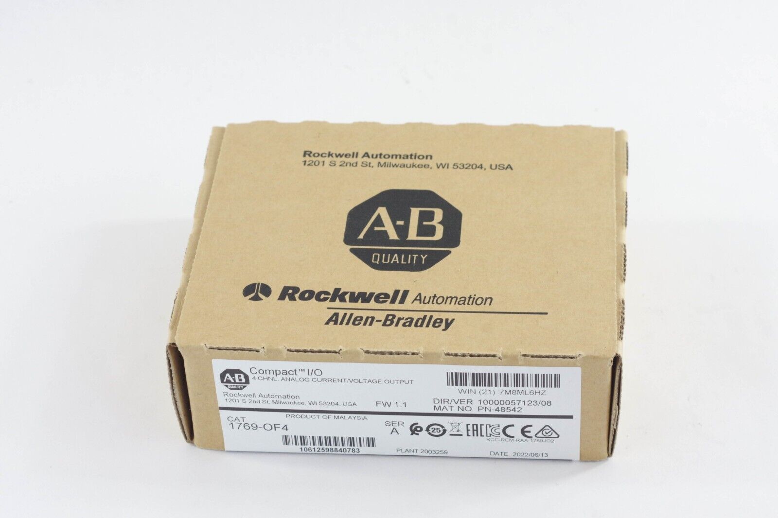 Allen Bradley 1769-OF4 Analog Output Module - New Surplus (Sealed) - ALLEN BRADLEY