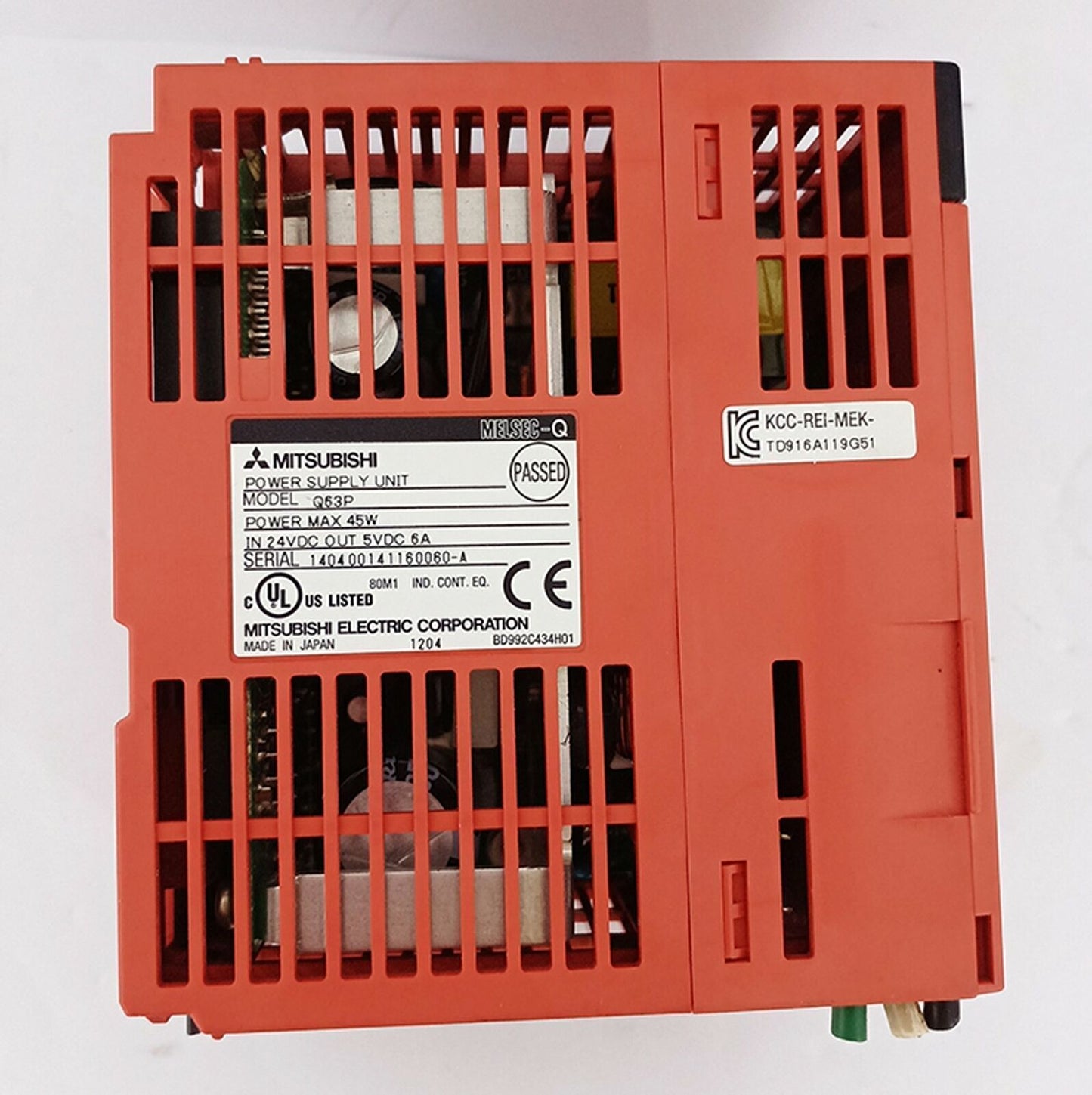 Used Mitsubishi Melsec-Q Q63P Power Supply Unit – Tested and in Good Condition - MITSUBISHI