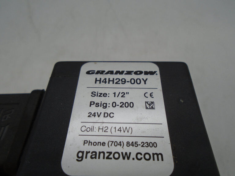 GRANZOW H4H29-00Y VALVE - GRANZOW