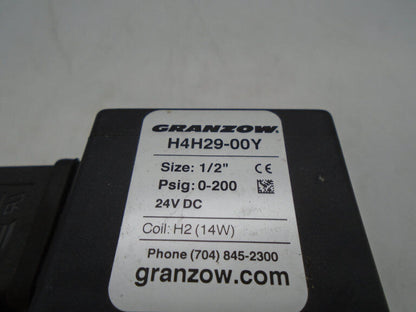 GRANZOW H4H29-00Y VALVE - GRANZOW
