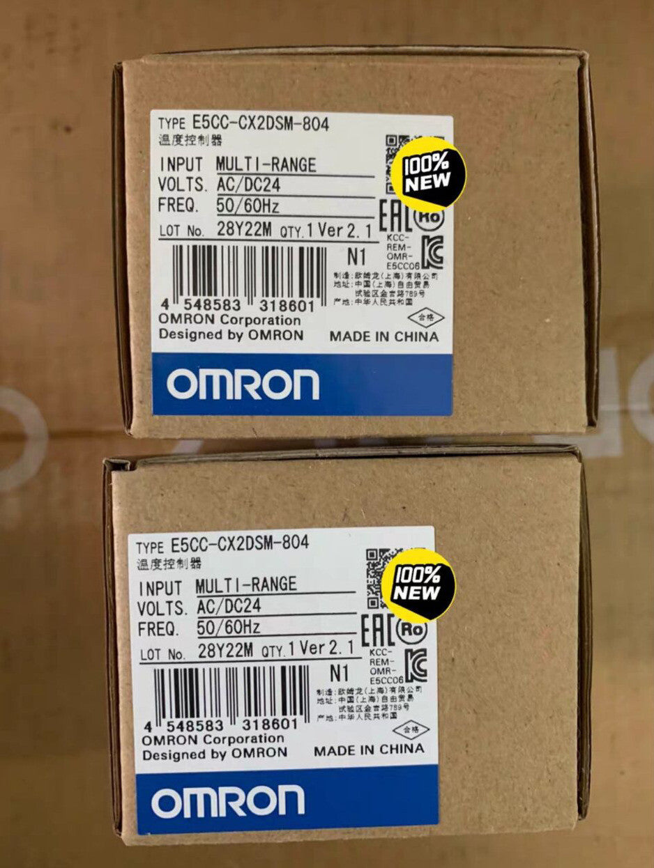 1PC  Omron E5CC-CX2DSM-804 Temperature Controller 24VAC/DC  Free Ship