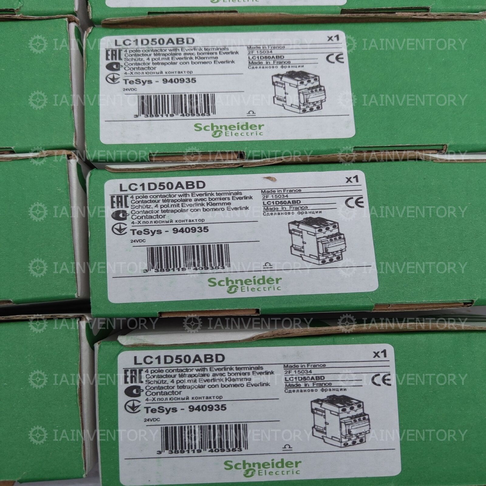 1PC Schneider Contactor LC1D50ABD Fast shipping 1 year - SCHNEIDER