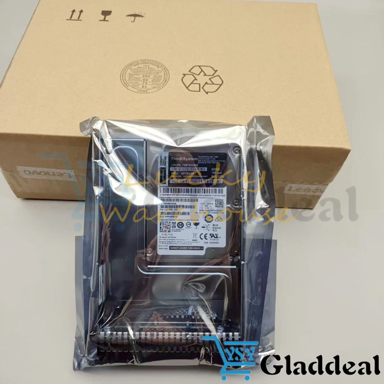 Lenovo 00YK028 7XB7A00039 600GB 2.5'' 15K 12GB/s SAS Internal Hard Drive