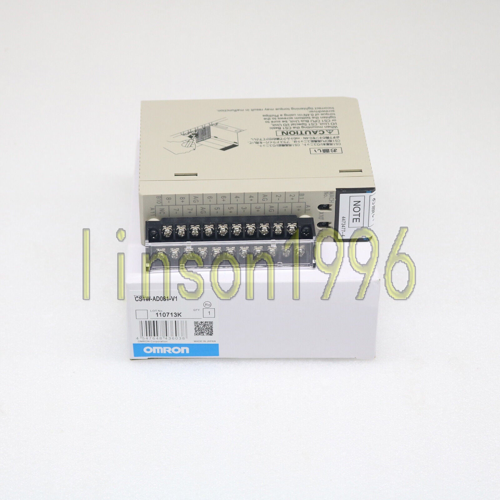 OMRON CS1W-AD081-V1 PLC Analog Output Module - OMRON